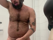 Another Risky Busy Public Shopping Mall Washroom Goon