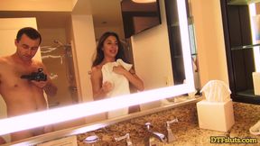 DTFsluts - Abbie Maley and Cameron Canela lick each other