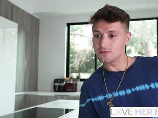 Inked Angel Lacey Jayne Treats Horny Schlong A Delightful Footjob