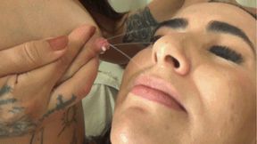 THE LACTATION SCENE: Visible Milk Streams in Close-Up
