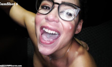 You nasty girl, Carmala! Swallowing -Censored- cumshots!