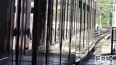 Cruising on hot train