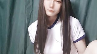 男の娘オナニ－Japanese crossdresser taunting4