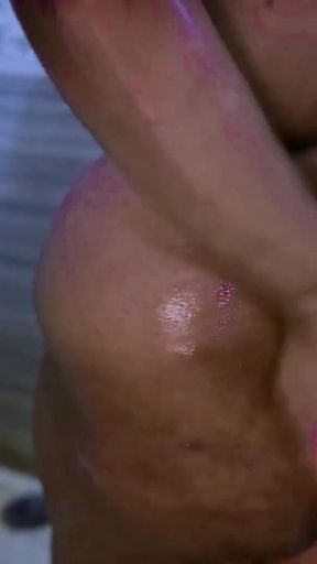 Hot Arab women taking a shower