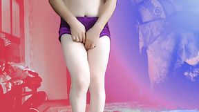 Cumming a Little Bit Watching Myself and Handling My Own Body