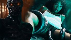 Hot Girl Discovers Alien Invasion In Her Own Home