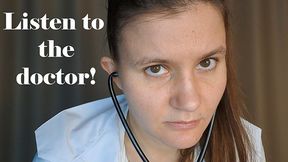 Toxic Russian Doctor Tried To Dominate During The Medical Examination, But Fucked Her In A Mouth With Grustina Nectaria