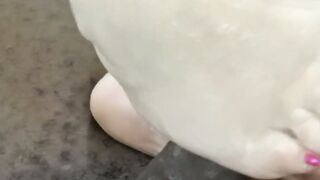 Grandmas Gone Wild Lacey Starr Shows Off Her Sexy Feet Skills in JawDropping DickStroking Scene!