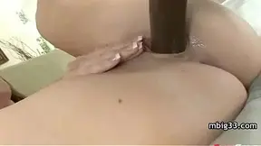 White amateur girlfriend gives a deepthroat BJ to a black guy