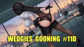 Wedgies Gooning #11D: Bratty Domme's Endless Panty Tugs (Animated, Music, Text)