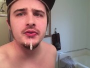 Yes, that's cum in my mouth
