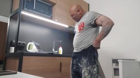 Mr. Guru Suck Him off Again. Bodybuilder Friend. Blowjob Cum