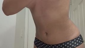 Shaving my hairy armpits