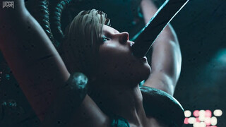 Cassie cage takes alien tentacles