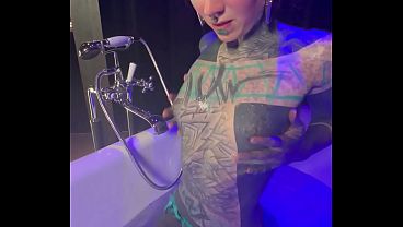 Tattoo Girl Strapon Mode ANAL &amp_ Solo
