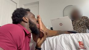 Counselor Gets Her Feet Licked - Desert Elevens Foot Worship