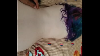 Petite Gothic teen GF fucks good and moans - 3