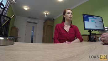 Redhead's Sizzling Czech Casting: Big Boobs and Public Agent Interview