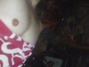 More pawg sunshyne fun sucking Sexy Tattooed BWC while playing with self to cummm