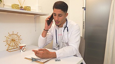 Doctor cures his horny patient's numb pussy by fucking her hard with his thick cock!