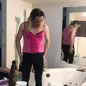 Sissy Slut Ashley Jolene Being A Piss Whore