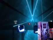 Femboy Ass Jiggles to BeatSaber