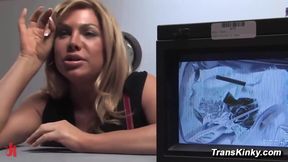 Carmen Cruz Gets Security Guys Ass