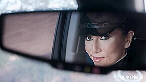 Horny Chauffeur Judy Jolie Wants Donny Sins Big Black Cock After Driving Him Home