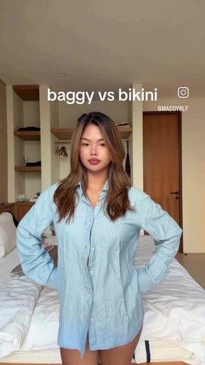 Baggy vs bikini