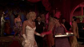 pornstars in a hot orgy group sex scene takes place in the 1920 s