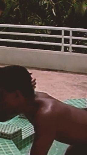Gay Island Scene-4_gay Anal Threesome in the Pool with a Latino Friend