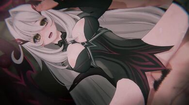 Thick Milf DP cum splash in Genshin hentai 4K