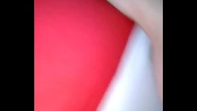 Sexy wife fingering herself while husband at work