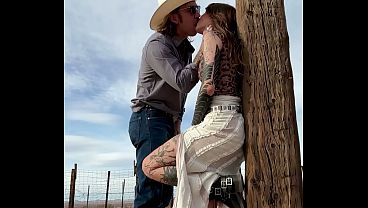 Pretty Teen Cowgirl Gets Ass Fucked By Cowboy'_s Big Cock