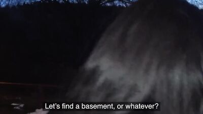 Public Agent Northern Lass catches Euro perv wanking his cock outside and gets creampie in basement