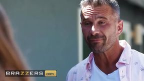 Angel Youngs gets a sneaky facial at the BBQ