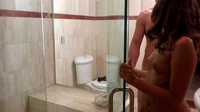 morgan dayne blowjob and doggy creampie with j mac