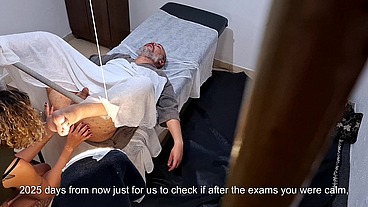 He went to the doctor to have his prostate examined, but the doctor stuck the strapon in his ass.
