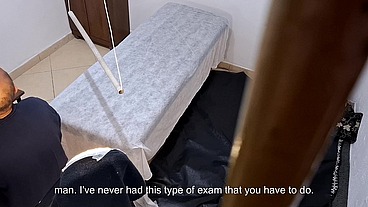 He went to the doctor to have his prostate examined, but the doctor stuck the strapon in his ass.