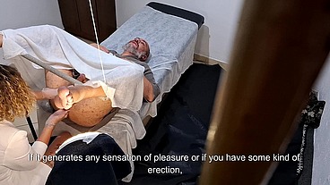 He went to the doctor to have his prostate examined, but the doctor stuck the strapon in his ass.