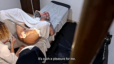 He went to the doctor to have his prostate examined, but the doctor stuck the strapon in his ass.