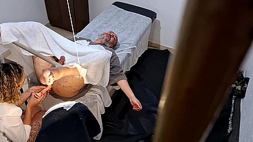 He went to the doctor to have his prostate examined, but the doctor stuck the strapon in his ass.