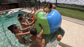 Mass Inflatable Pop with Nathalia, Aria, Mia, Tyler, Misty, Nene and Misty
