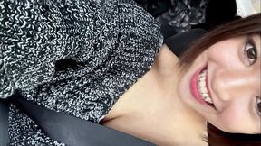 【キャンプ場で野外露出&amp_外から丸見えのベランダで声押し殺しSEX】『開放的過ぎるヨ』恥じらいつつも走行中の車内で爆乳Gカップ丸出し&rarr_人気の少ない白昼野外でいつも以上に勃起するチ●ポを唾液たっぷりフェラ&amp_パイズリでご奉仕/宿屋に戻ってイチャラブ再開！直前までのスリルに感度急上昇！止められない喘ぎ声に『口塞いで...』ブルンブルンに揺れる乳に濃厚精子パイ射！【しろうとハメ撮り＃のあ＃24歳＃飲食店アルバイター】