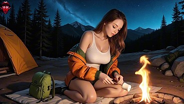 Camping with My Futanari Girlfriend: Night of Fire and Lust ( AI Generated )