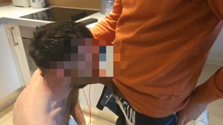 Str8 Tradie Sitting on daddys lap