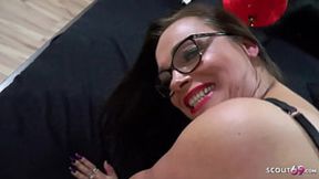 Curvy German Mature Shows Big Natural Tits for POVFuck