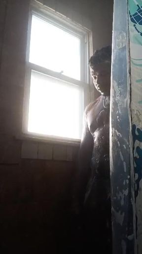 Fun time in t be shower