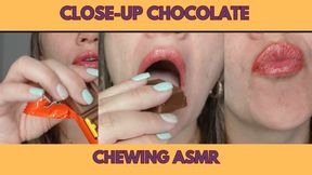 Close-Up Chocolate Chewing ASMR