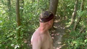 Crusing in the woods